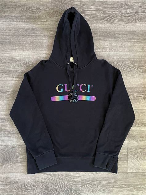 red gucci hoodie|rainbow Gucci hoodie.